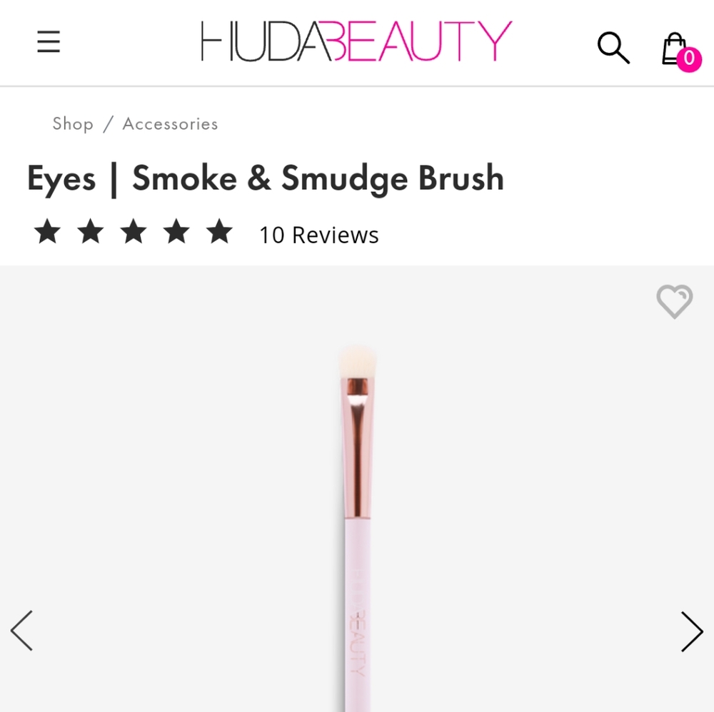 Huda Beauty Eyes Smoke & Smudge Dual ended brush